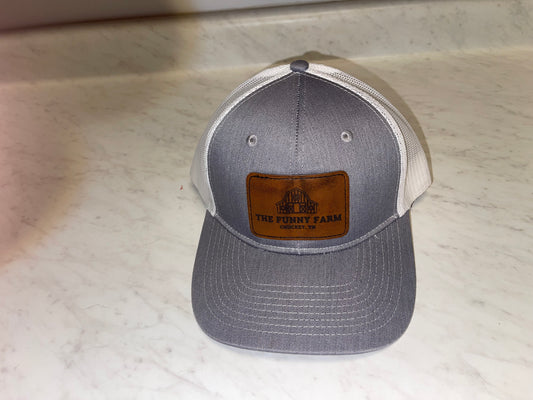 Ball Cap- Gray & White