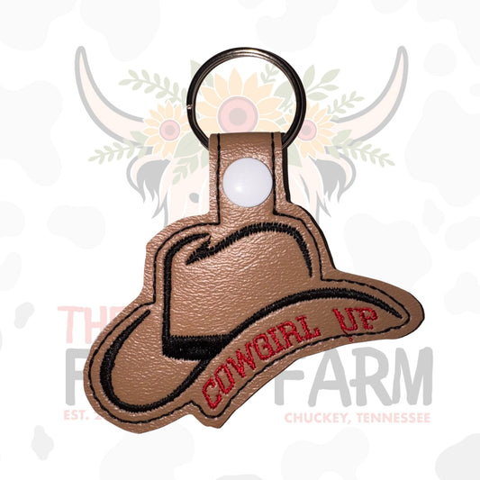 Cowgirl Up Key Fob
