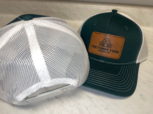 Ball Cap- Green & White